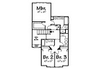 Elizabeth Second Floor Plan, 150x100