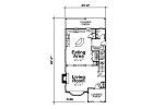 Pedlar 1st Floor Plan, 150x100