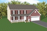 The Nottoway Brick Country Porch