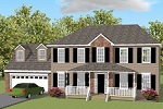 The Rappahannock with Garage Partial Stone The Rapahannock with Garage Partial Stone