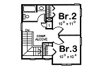 Ware 2nd Floor Plan, 150x100