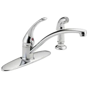 Linden Standard Kitchen Faucet Chrome 